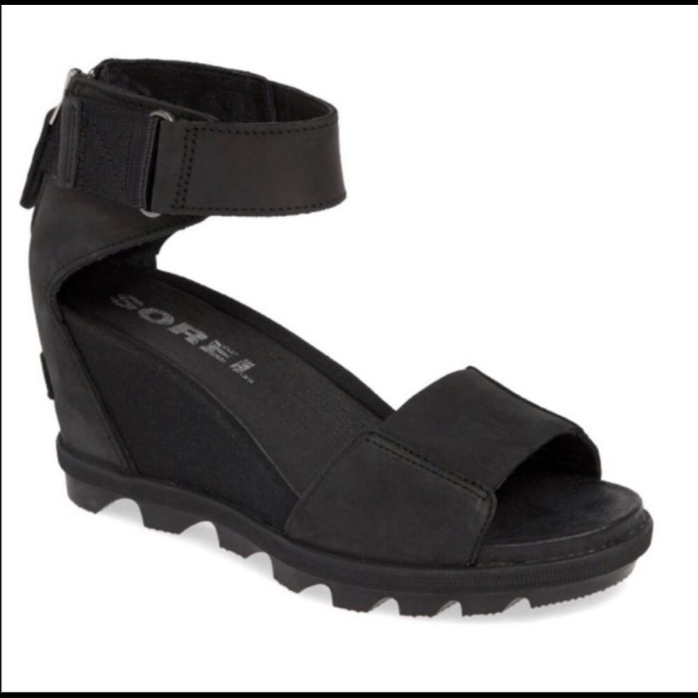 🔥Sorel Joanie II Ankle Strap black size 8